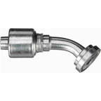 Gates - G25307-0812 - MegaCrimp Couplings Code 61 O-Ring Flange - 45 Bent Tube
