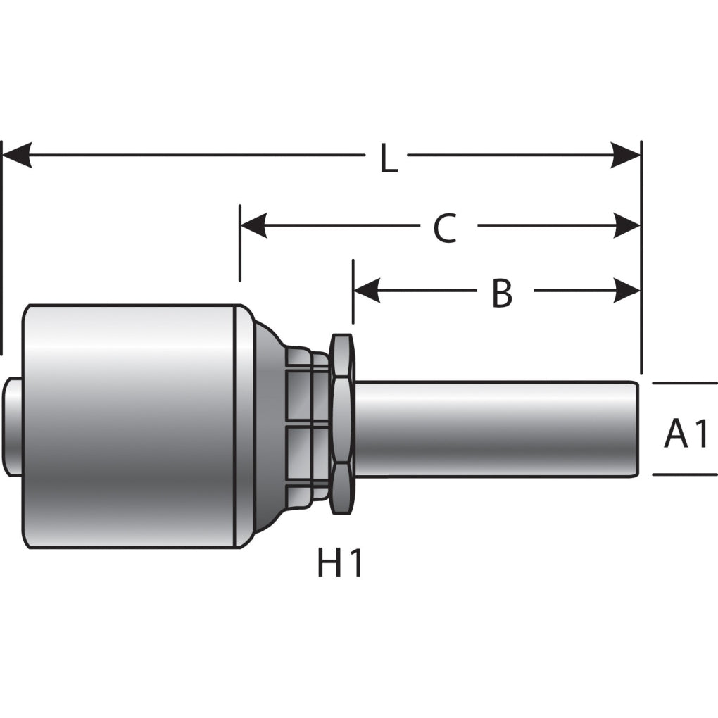 Gates - G25520-0404 - Hydraulic Coupling / Adapter