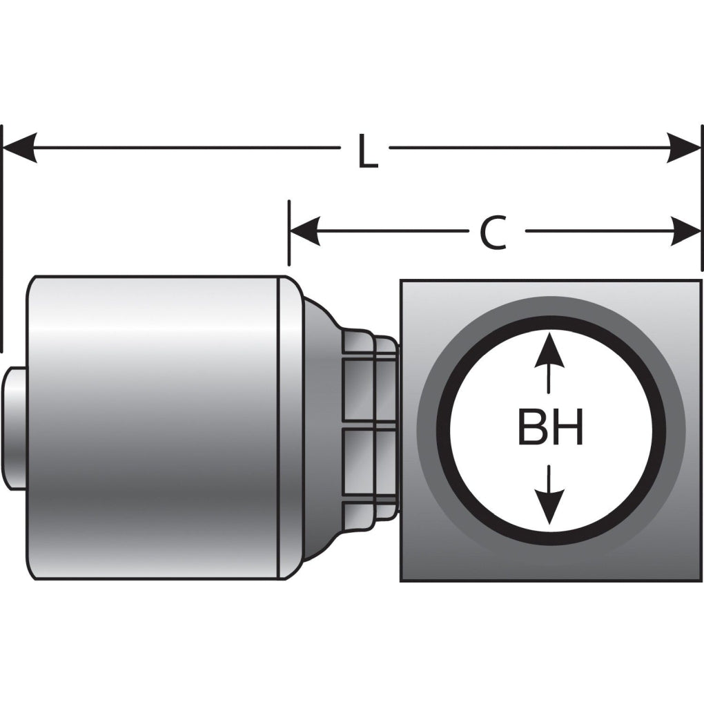 Gates - G25770-0616 - Hydraulic Coupling / Adapter