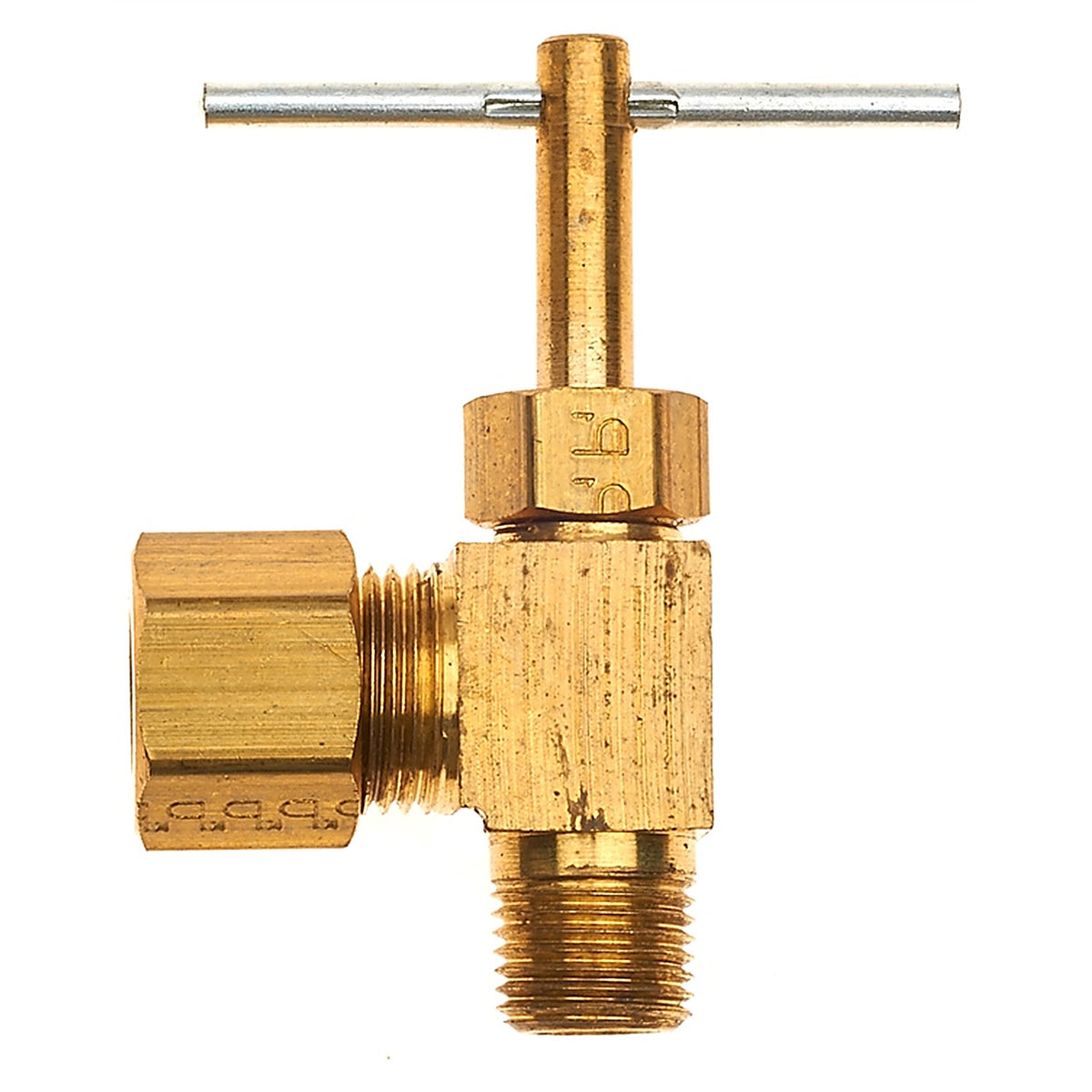 Gates - G33905-0502 - Needle Valve 90 - Copper Tubing Industrial Compression to Male Pipe (Valves)