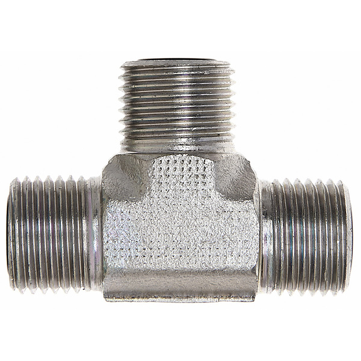 Gates - G60740-0404 - Male Flat-Face O-Ring Tee (SAE to SAE)