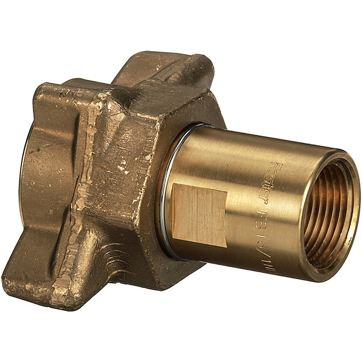 Gates - G95121-2424 - Female (Brass) - Wing Nut (Cast Iron) (G951 Series)