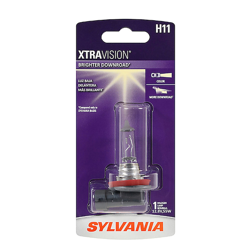 Sylvania - H11XVBP - H11 Xtravision Halogen Headlight Bulb, 1 Pack