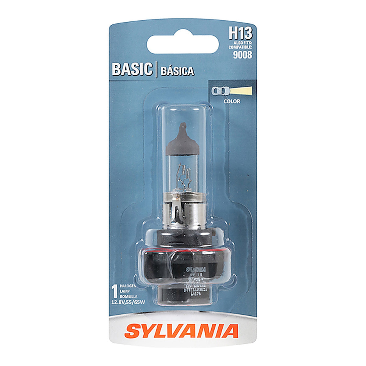 Sylvania - H13BP - H13 Basic Halogen Headlight Bulb, 1 Pack