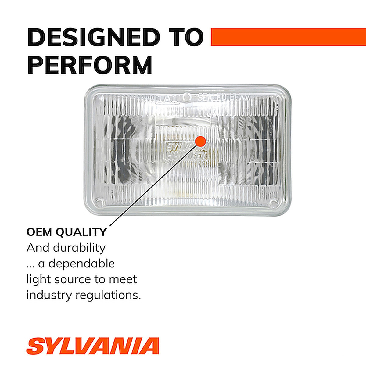 Sylvania - H4651BX - H4651 Basic Sealed Beam Headlight, 1 Pack