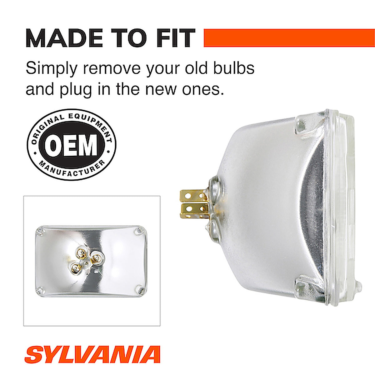 Sylvania - H4656BX - H4656 Basic Sealed Beam Headlight, 1 Pack