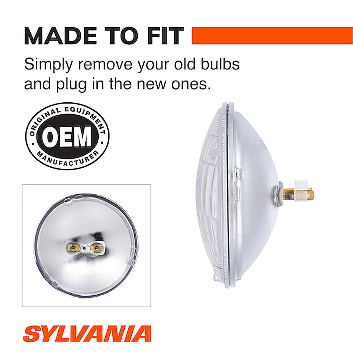 Sylvania - H5001BX - H5001 Basic Sealed Beam Headlight, 1 Pack