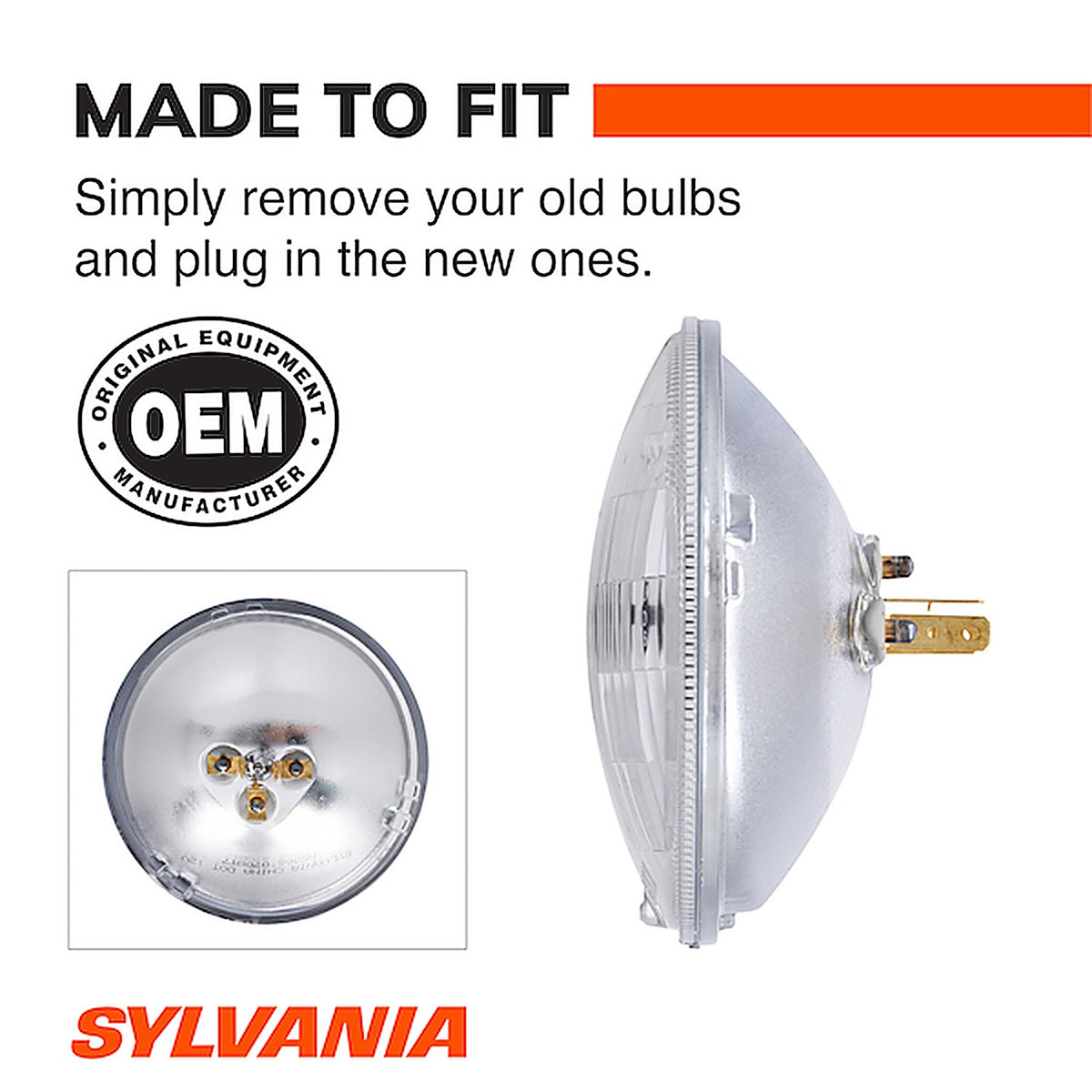 Sylvania - H5006BX - H5006 Basic Sealed Beam Headlight, 1 Pack