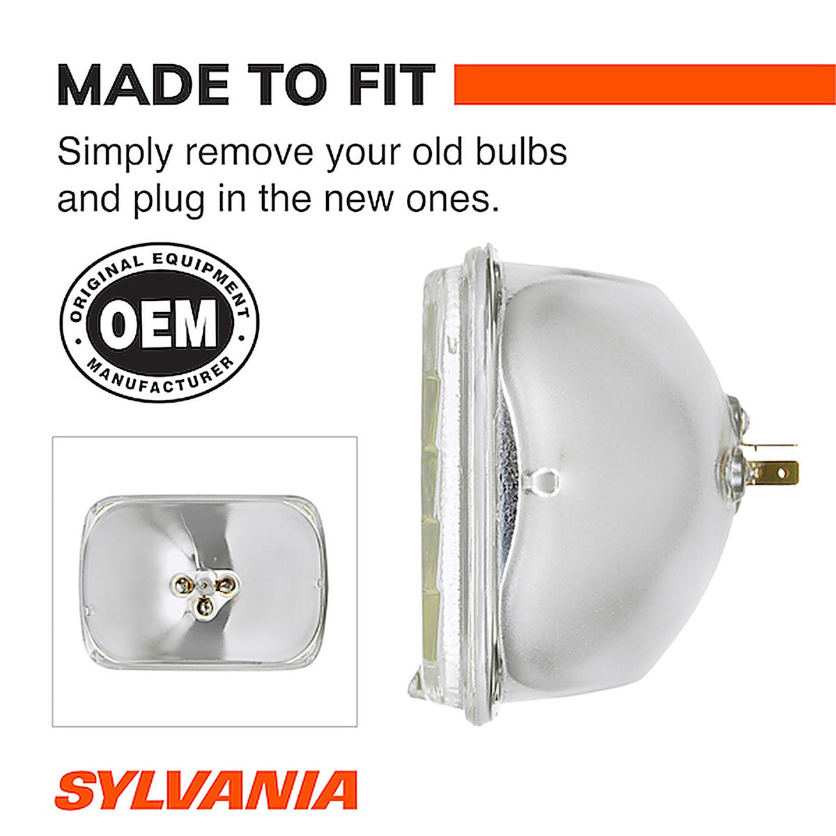 Sylvania - H6054BX - H6054 Basic Sealed Beam Headlight, 1 Pack