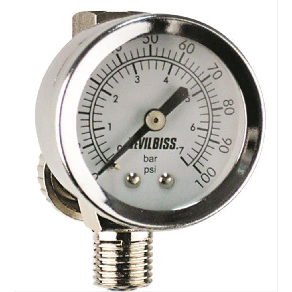 DeVilbiss - HAV512 - Air Adj. Valve & Gauge 100 PSI
