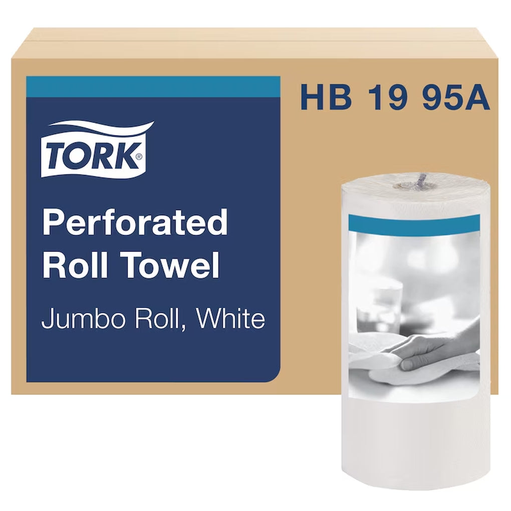 Tork - HB1995A - Universal Perforated Towel Roll, White - 12/Case