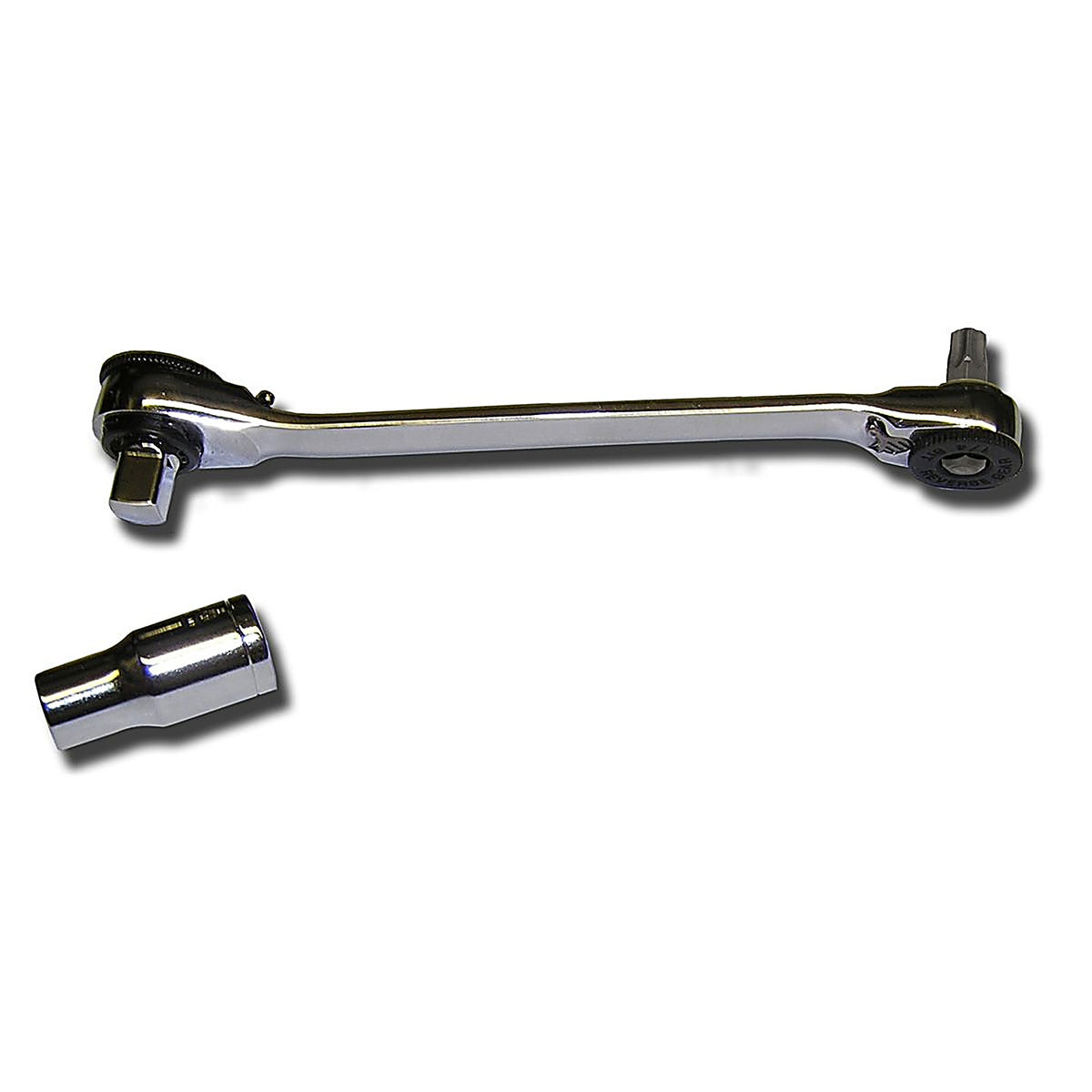 VIM Tools - HBR5 - 1/4 in Square Dr. & Bit Ratchet Wrench All in One Convenient Tool