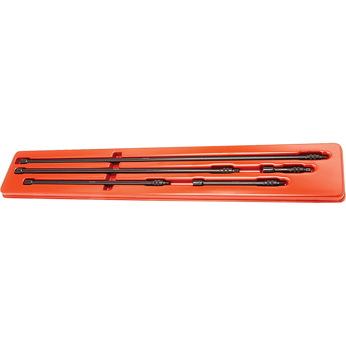 VIM Tools - ILEX400USA - 5 Piece 1/4 ft Drive Impact Locking Extension Set - USA Made