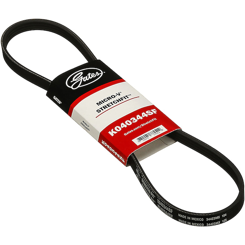 Gates - K040344SF - Stretch Fit Micro-V Serpentine Drive Belt