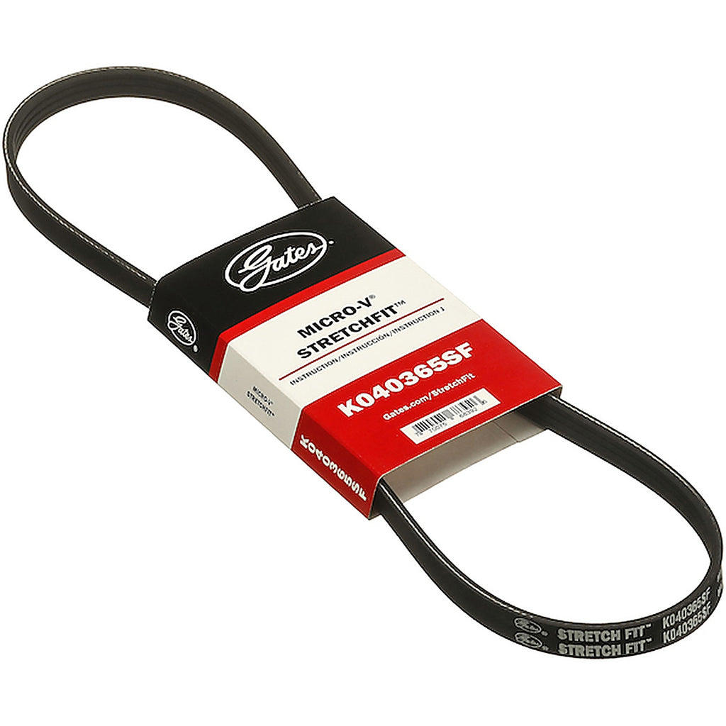 Gates - K040365SF - Stretch Fit Micro-V Serpentine Drive Belt