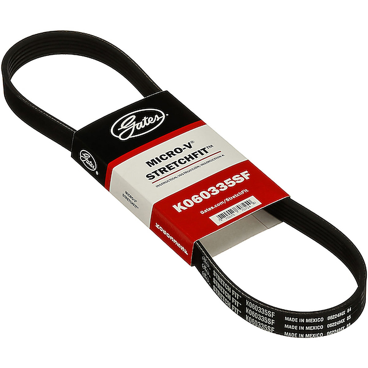 Gates - K060335SF - Stretch Fit Micro-V Serpentine Drive Belt
