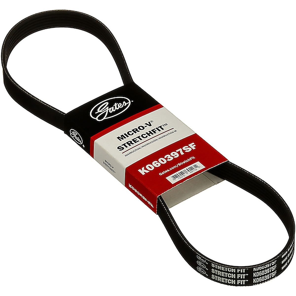 Gates - K060397SF - Stretch Fit Micro-V Serpentine Drive Belt
