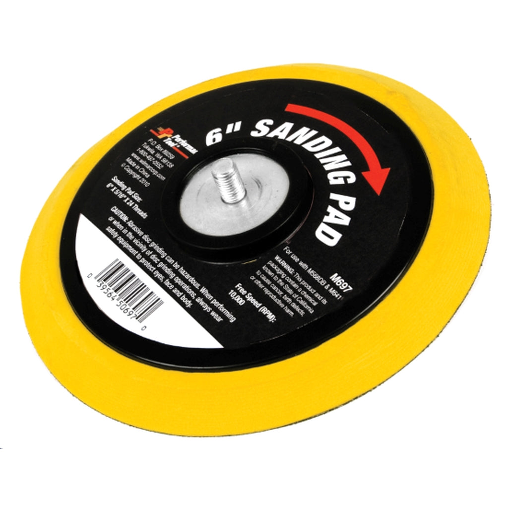 Performance Tool - M697 - 6 in Sanding Pad for M568DB in