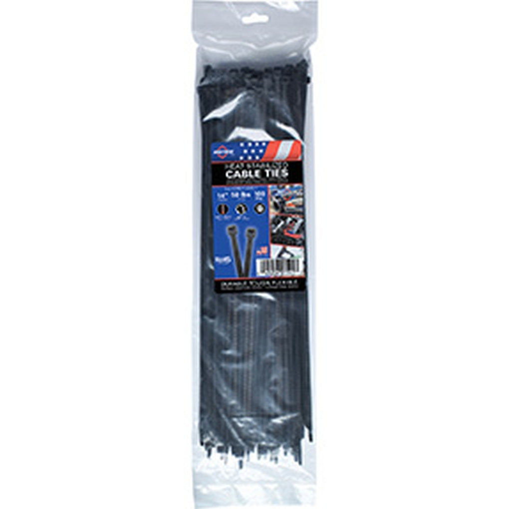 Mayhew - MB14-50HS-C - Heat Stabilized - 14in Heat Stabilized Cable Ties 100/Bag