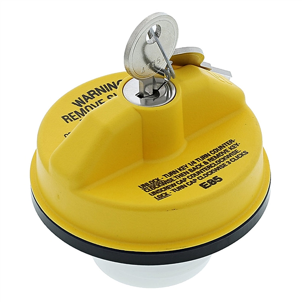 MotoRad - MGC206KAY - Locking Tethered Flex Fuel Tank Cap