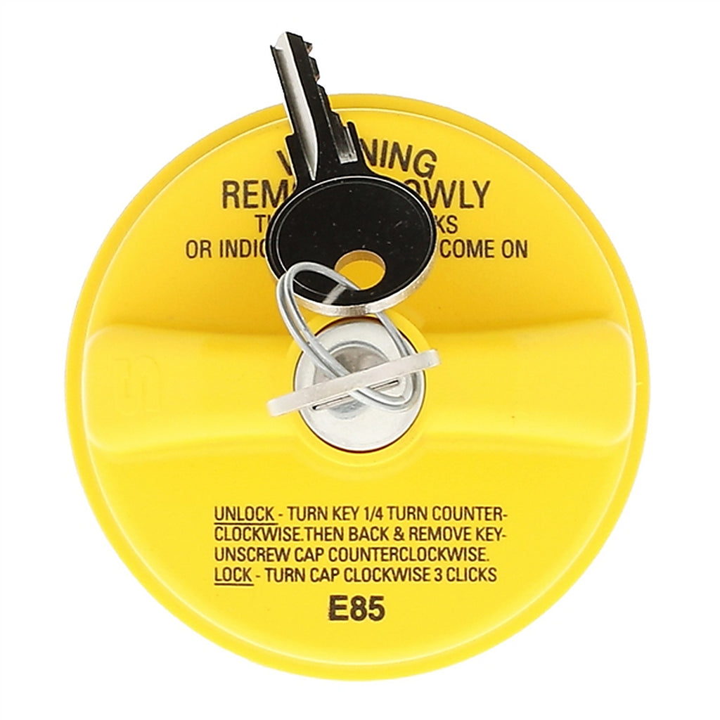 MotoRad - MGC212KAY - Locking Tethered Flex Fuel Tank Cap