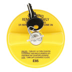 MotoRad - MGC212KAY - Locking Tethered Flex Fuel Tank Cap