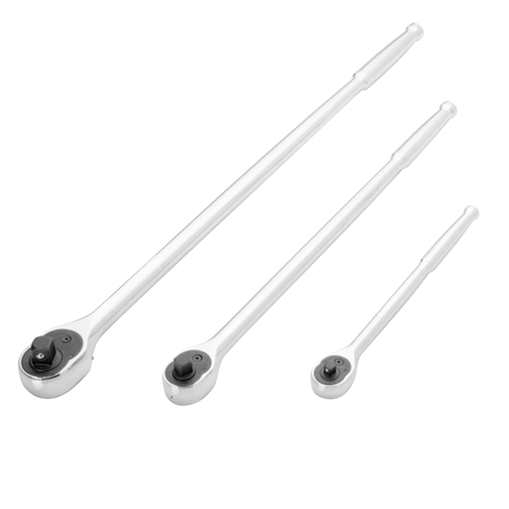 E-Z Red - MR482XLC - 3-Piece Full Chrome Ratchet Set