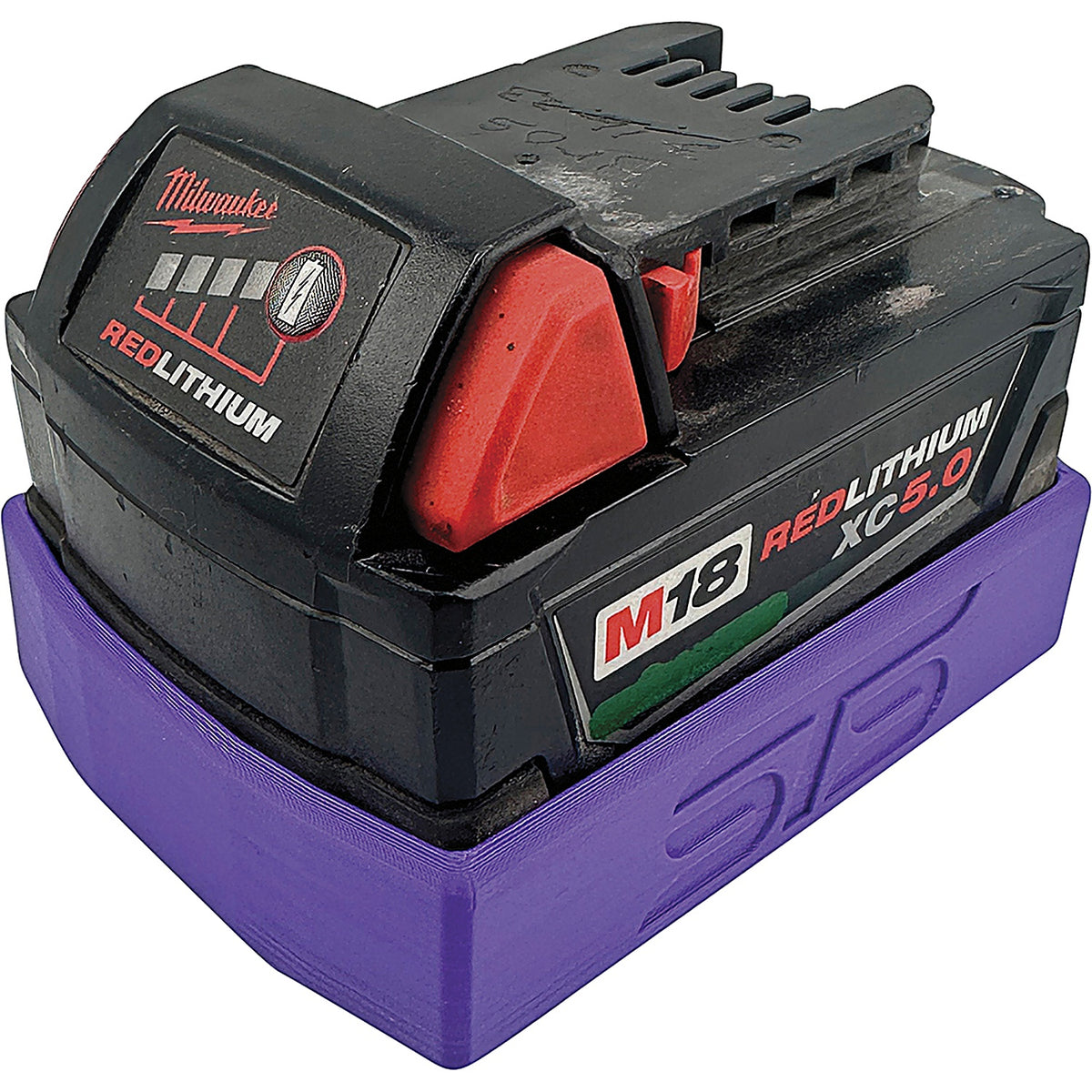 STS Auto Design - MW18XCP - Milwaukee M18 3/4/5/6Ah XC Holder