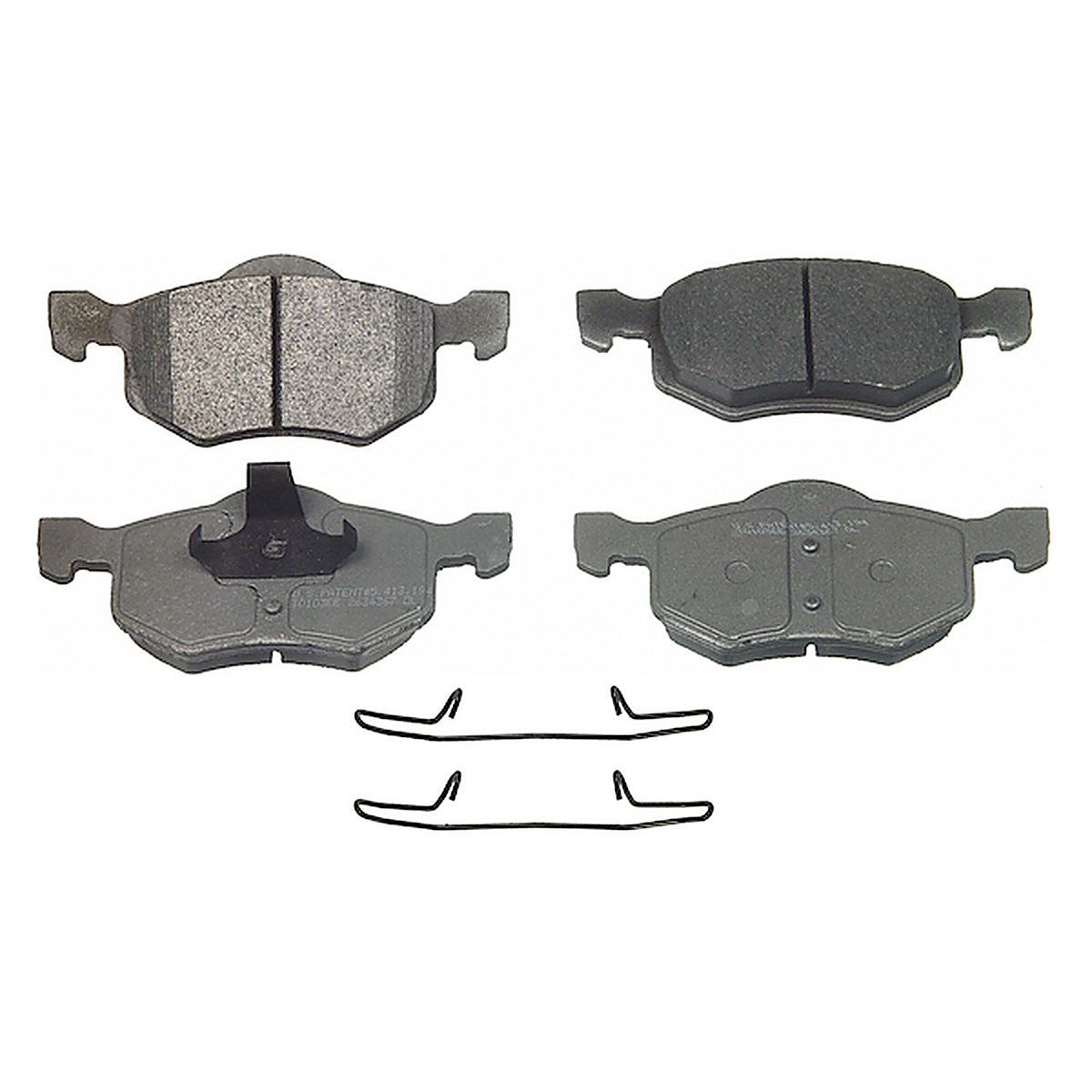 Wagner - MX843 - ThermoQuiet Semi-Metallic Disc Brake Pad Set