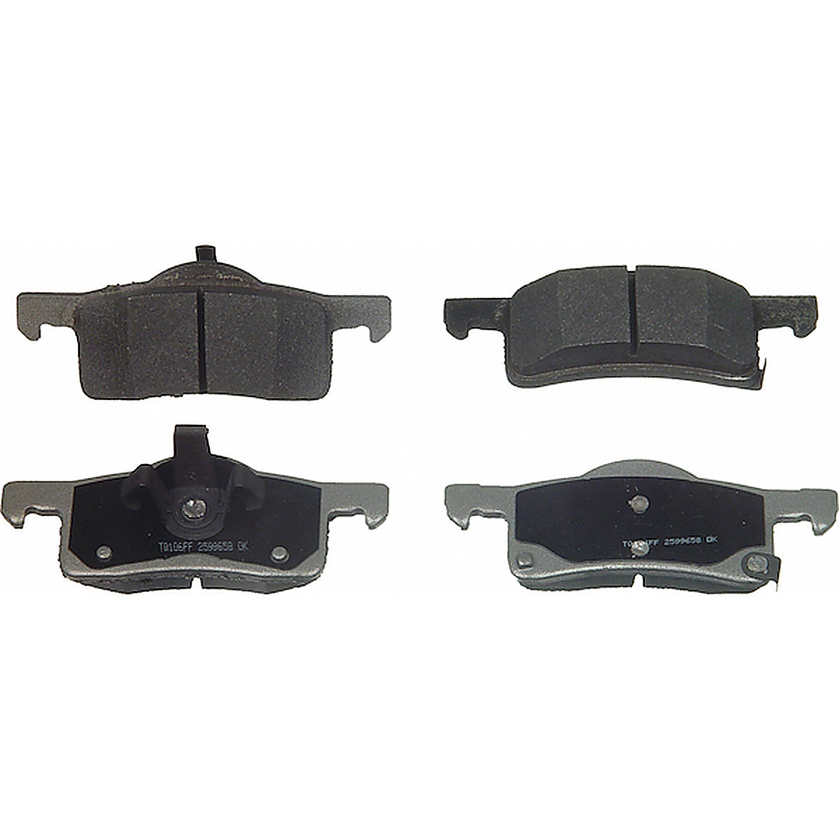 Wagner - MX935 - ThermoQuiet Semi-Metallic Disc Brake Pad Set