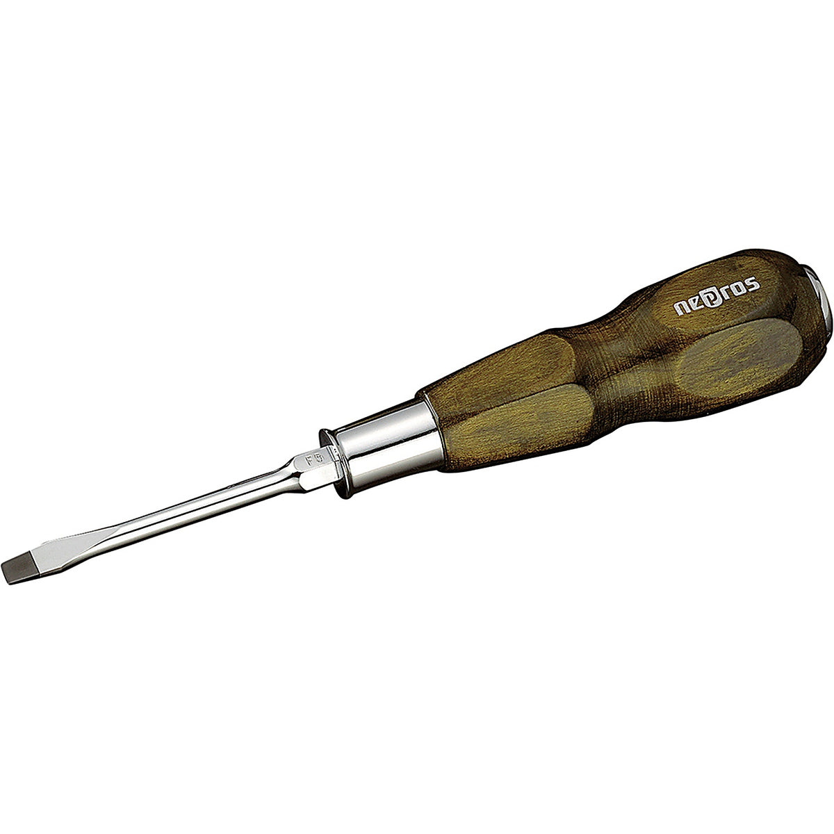 Nepros - ND3M-055 - Screwdriver Wood Handle Slotted 5.5 mm/0.8 mm