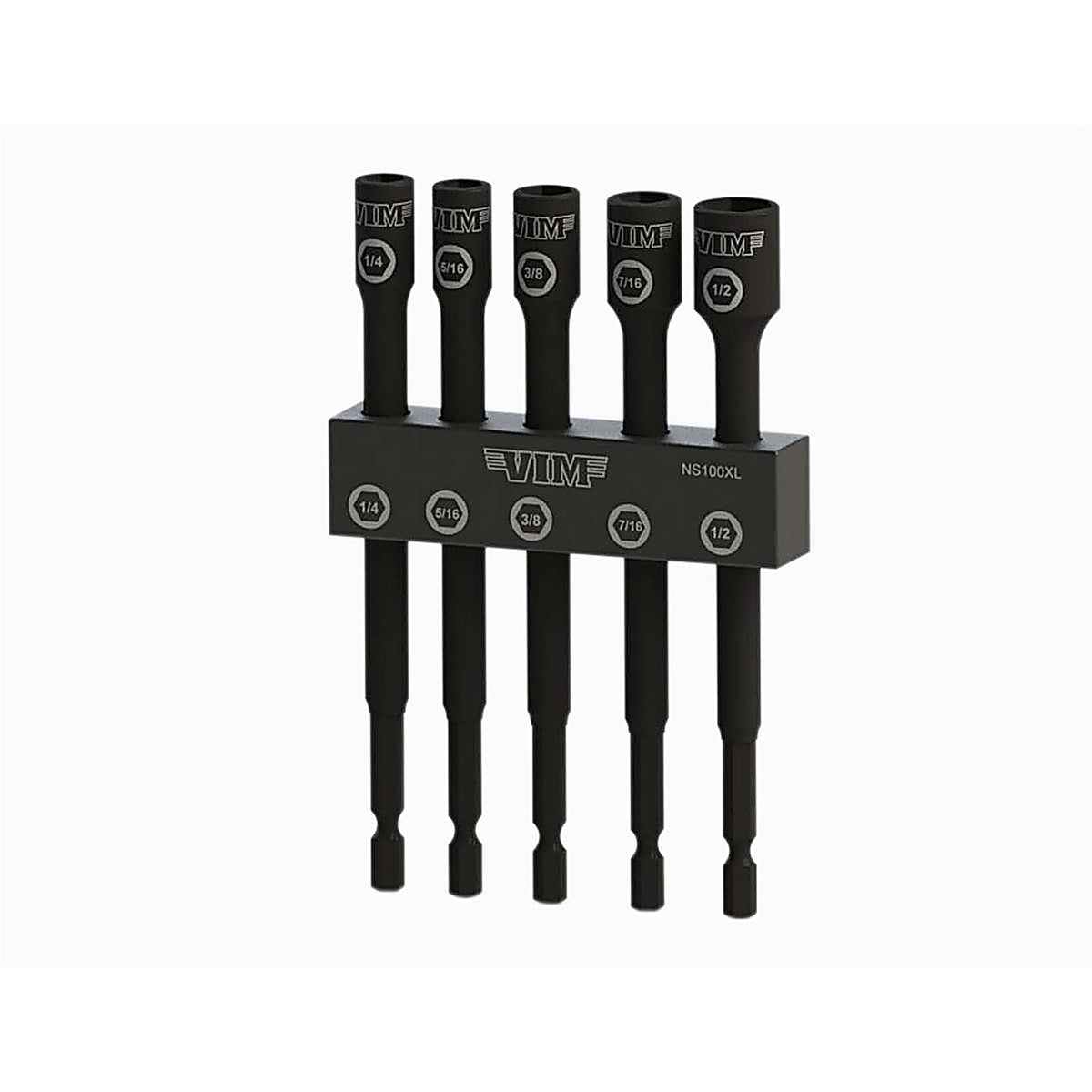 VIM Tools - NS100XL - 5 Pc. Impact quality nut setter set