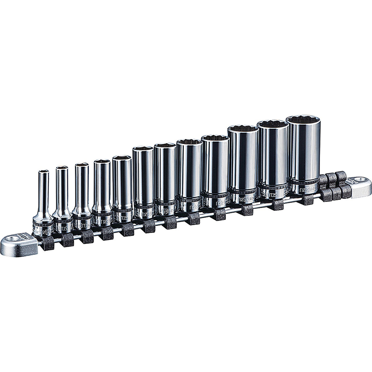 Nepros - NTB3L12XA - Socket Set 3/8 Inch Drive Deep 12 Piece