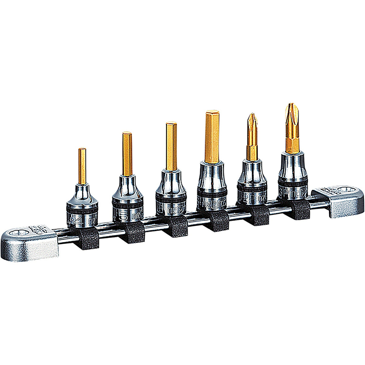 Nepros - NTBT306A - Socket Set 3/8 Inch Drive 6 Piece HEX Key 6 Piece