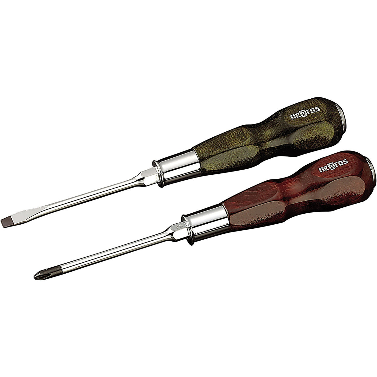 Nepros - NTD302E - Wooden Screwdriver 2 Piece Set