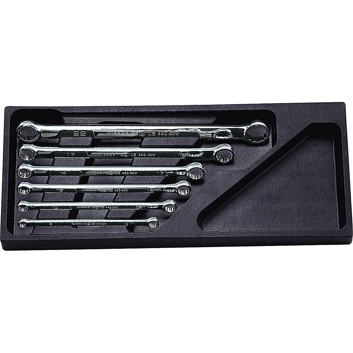 Nepros - NTM106 - Wrench Set Flat Box End 6 Piece
