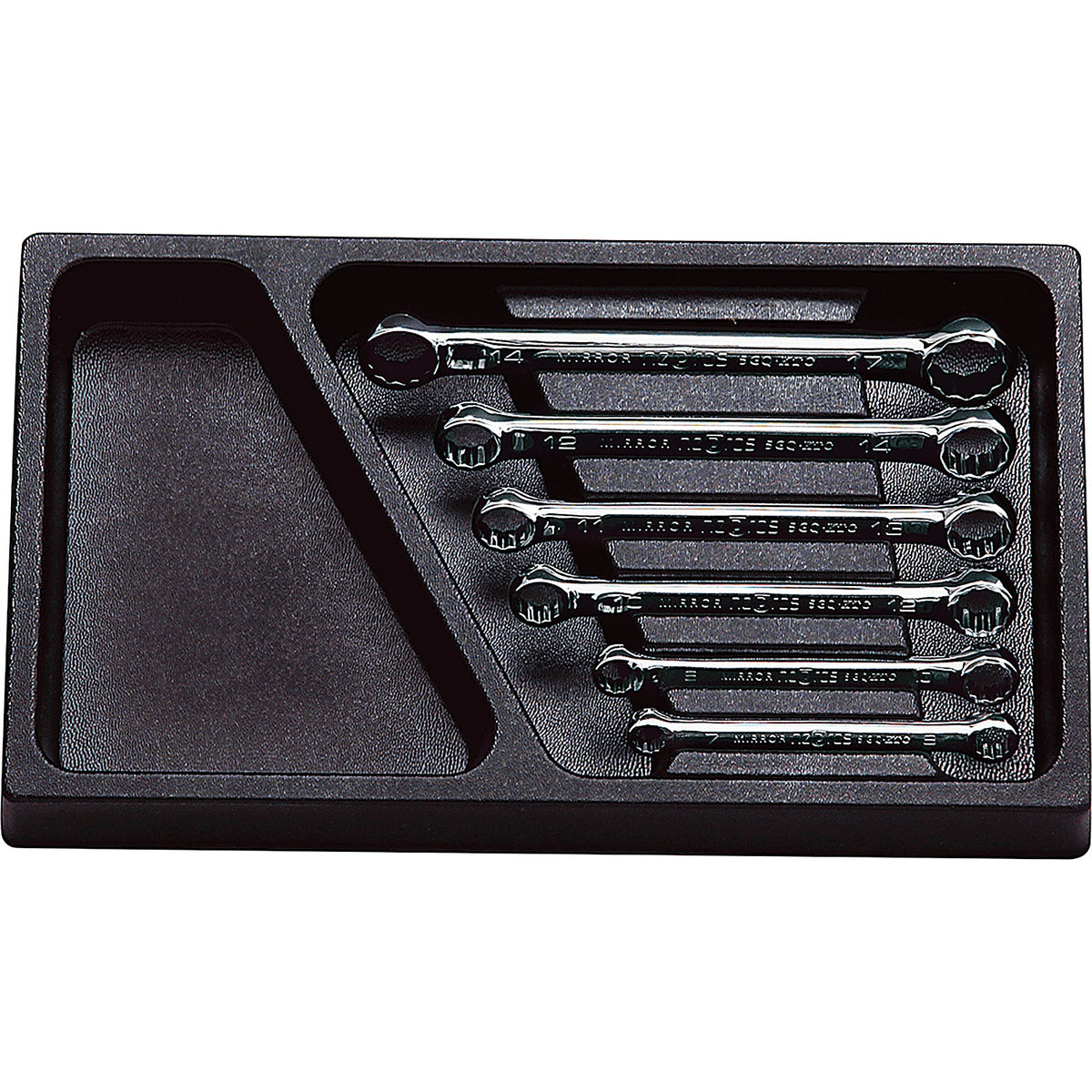 Nepros - NTM1S06 - Wrench Set Flat Short Box 6 Piece