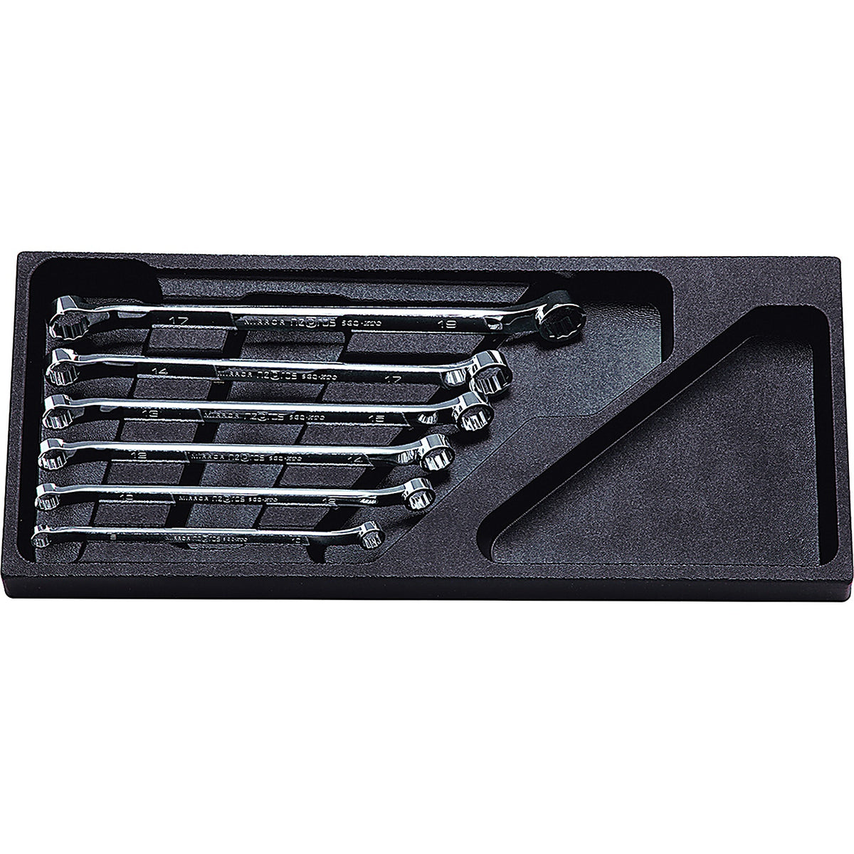 Nepros - NTM206 - Wrench Set Offset (15 ) Box End 6 Piece