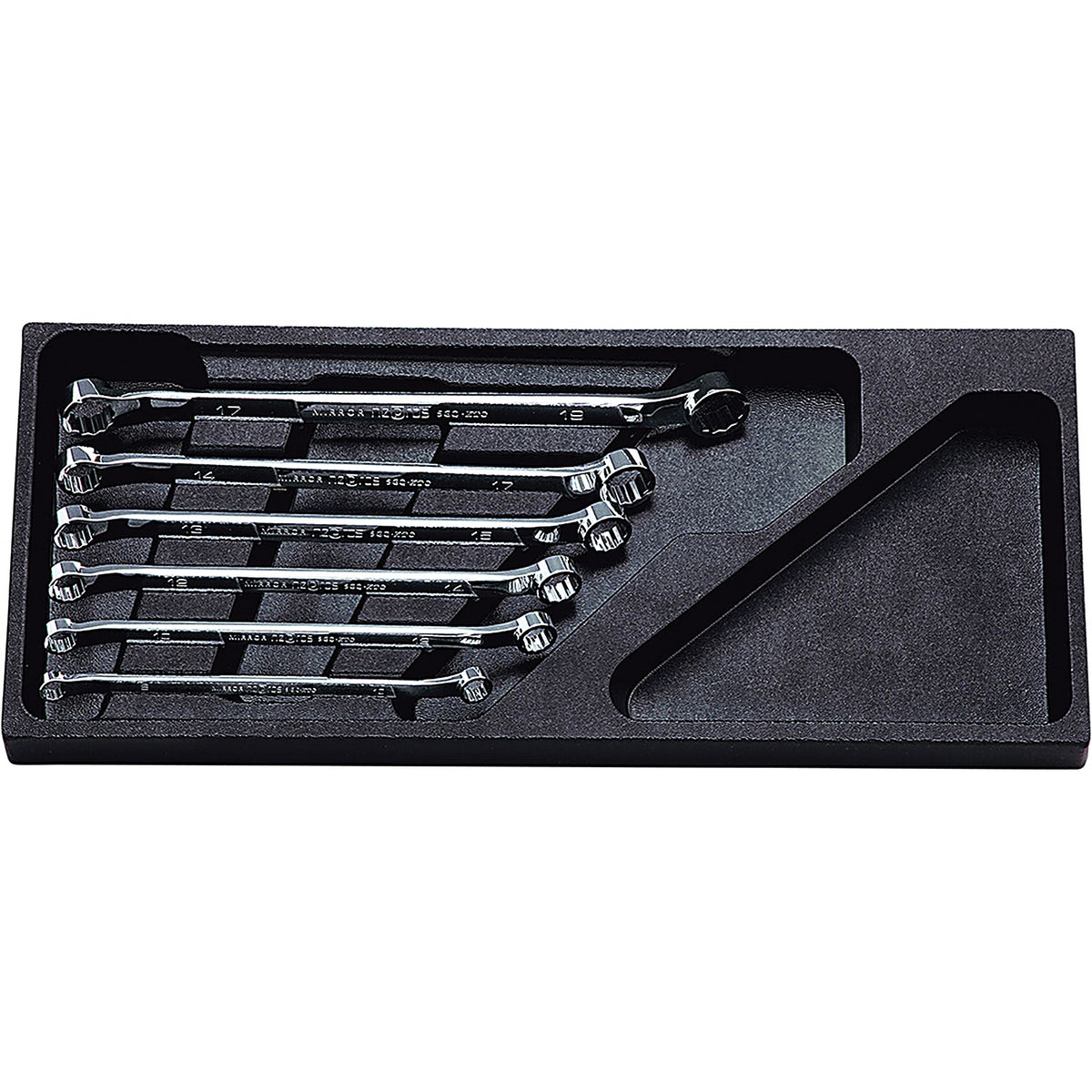 Nepros - NTM206E - Box End 15 Degree Offset Wrench 6 Piece Set