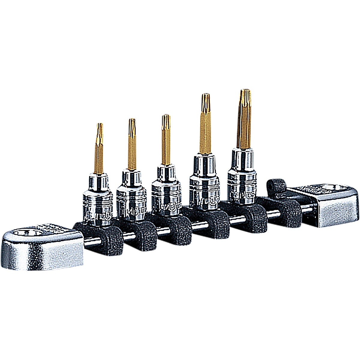 Nepros - NTQ4T05A - Socket Set 1/4 Inch Drive Torx T-Type 5 Piece