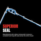 Fel-Pro - OS30883R - Engine Oil Pan Gasket Set 25 Bolt Hole One Piece Gasket