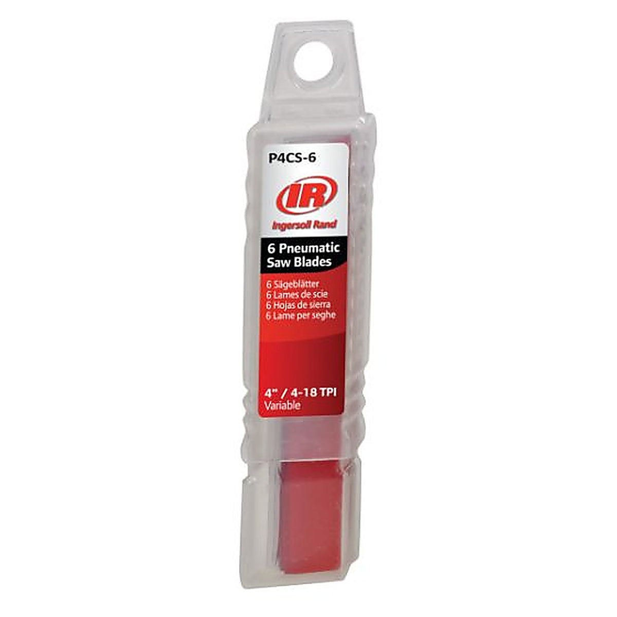 Ingersoll Rand - P4CS-6 - Straight Back Universal Shank Coarse Saw Blade, 24 Tpi, Bi-Metal