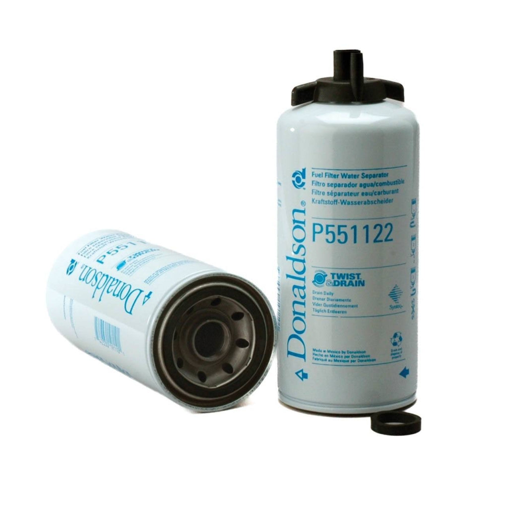 Donaldson - P551122 - Fuel Filter, Water Separator Spin-On Twist&Drain