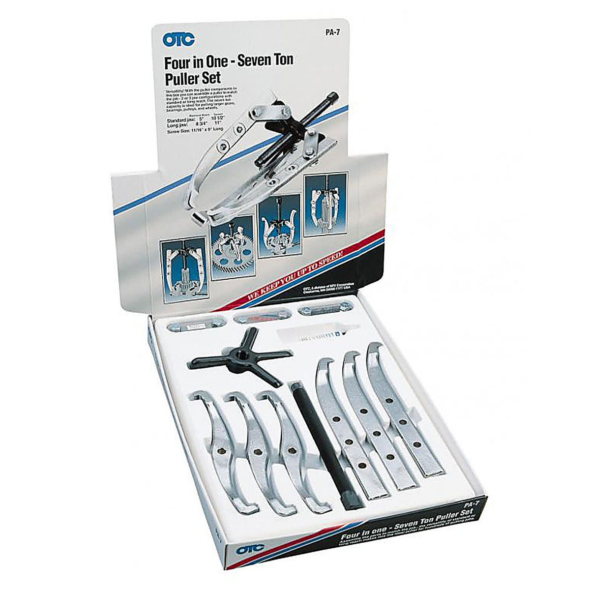 OTC - PA7 - 7 Ton Capacity Four-in-one Puller Set