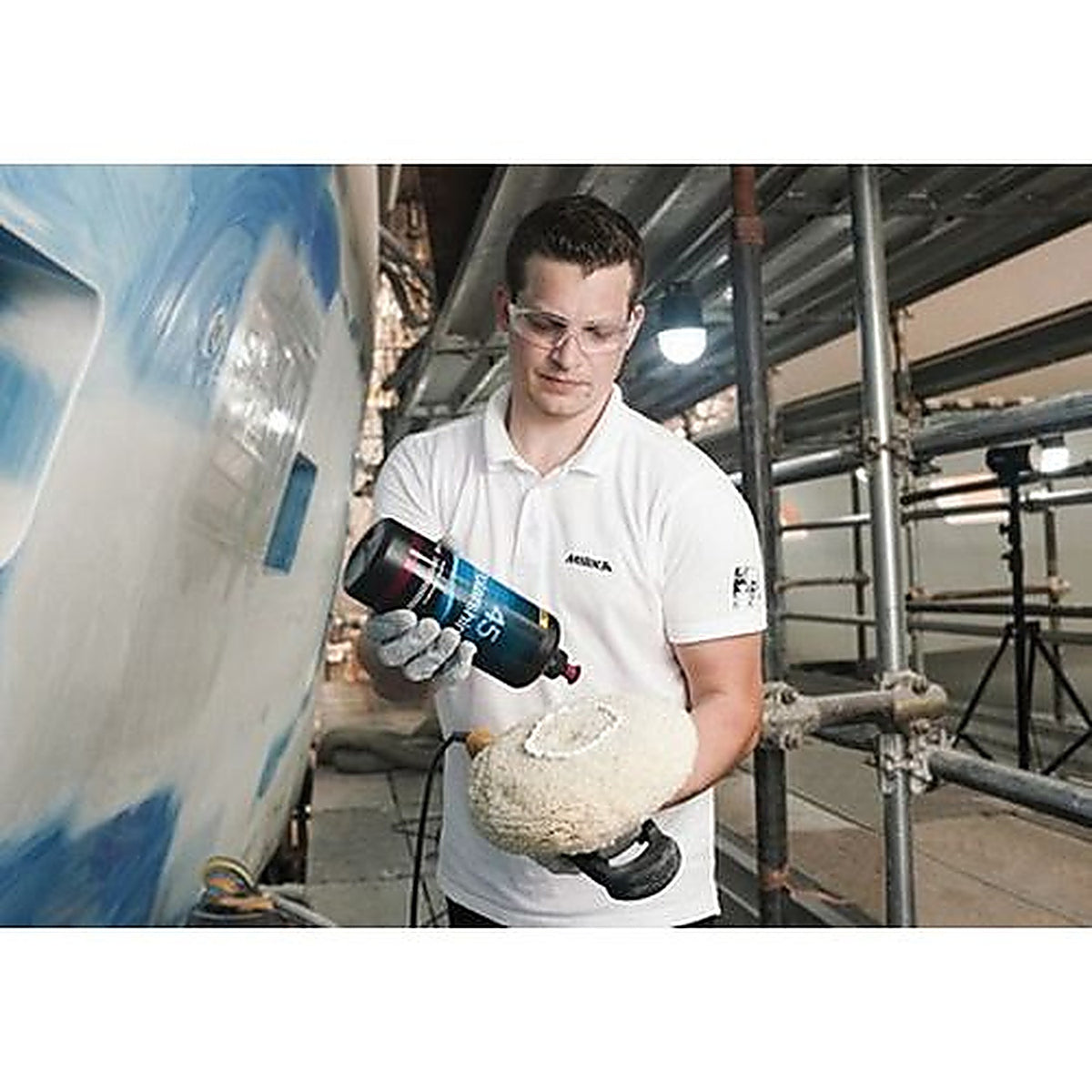 Mirka - PC451L - Polarshine 45 Polishing Compound, 1 L Bottle, High Gloss