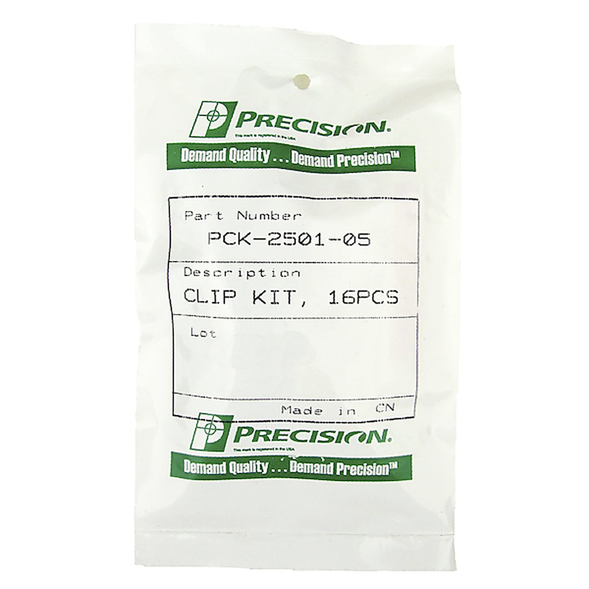 Precision Replacement Parts - PCK-2501-05 - Molding Clip Kit, Windshield, 18 Piece Set