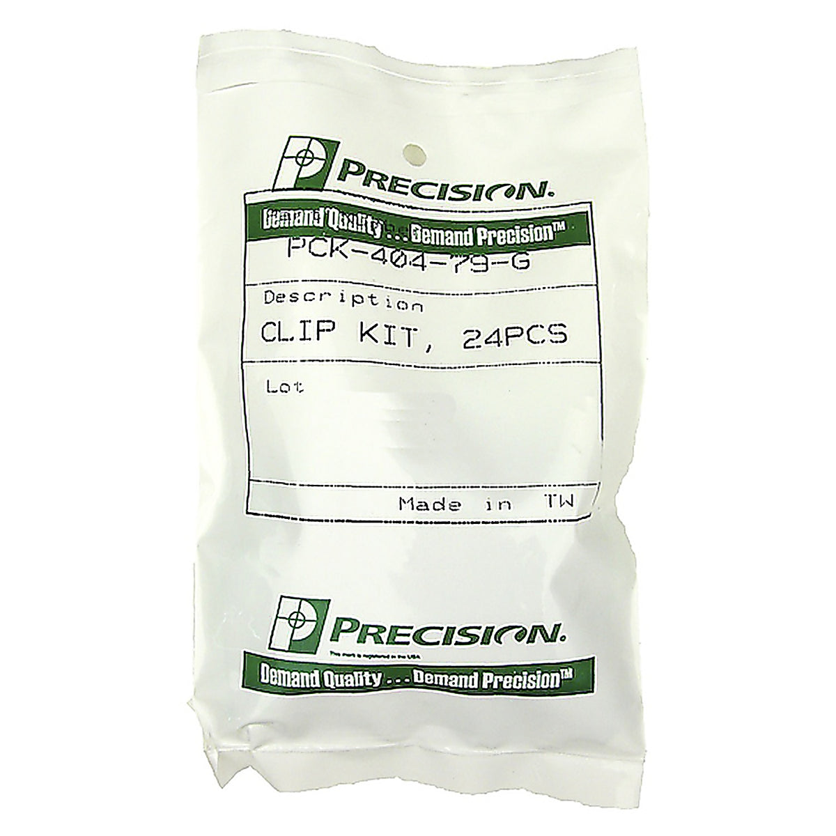 Precision - PCK-404-79-G - Molding Clip Kit, Windshield, 24 Piece Set