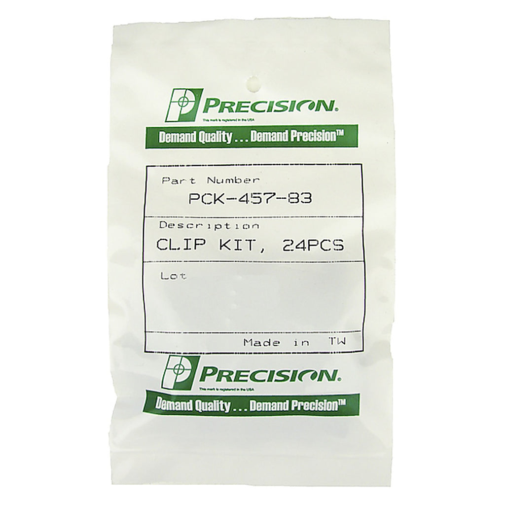 Precision - PCK-457-83 - Molding Clip Kit, Windshield, 24 Piece Set