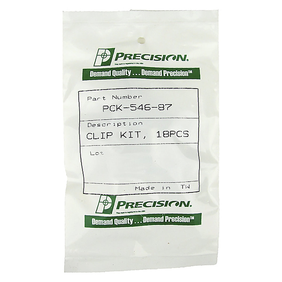 Precision - PCK-546-87 - Molding Clip Kit, Windshield, 18 Piece Set