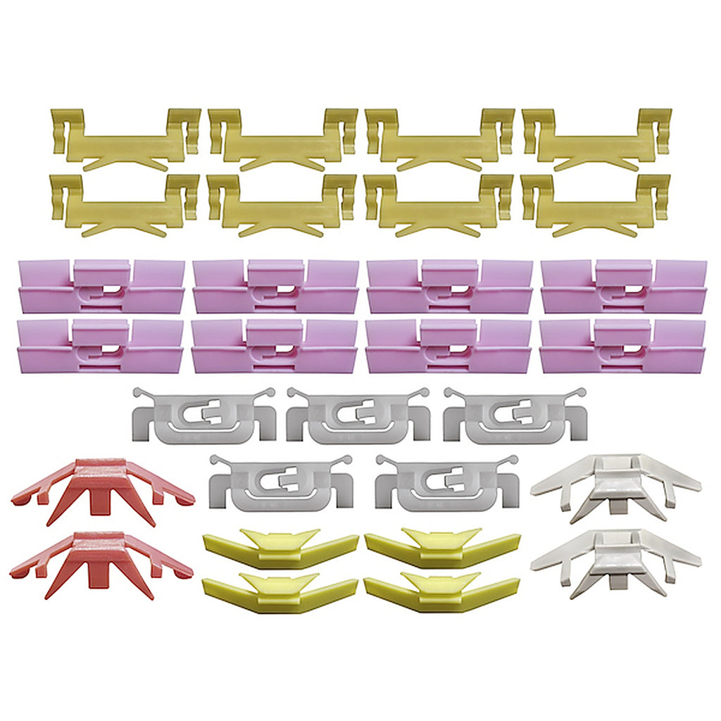 Precision - PCK-653-90 - Molding Clip Kit, Windshield, 29 Piece Set
